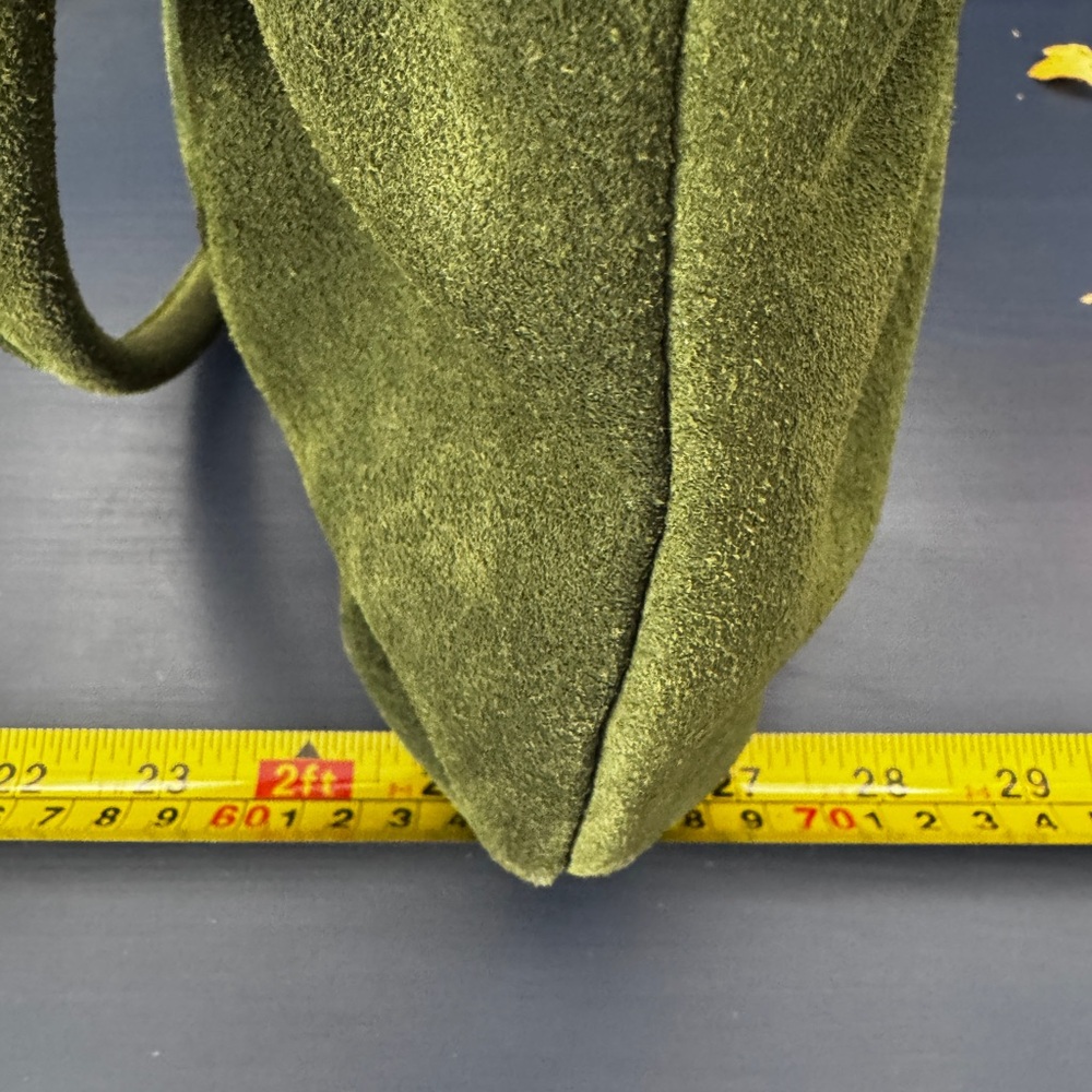 Ann Taylor Loft Green Suede Bag - Picture 13 of 13